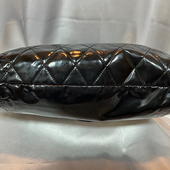 Coach black Patten leather large tote. 17-H5a - Picture 8 of 10